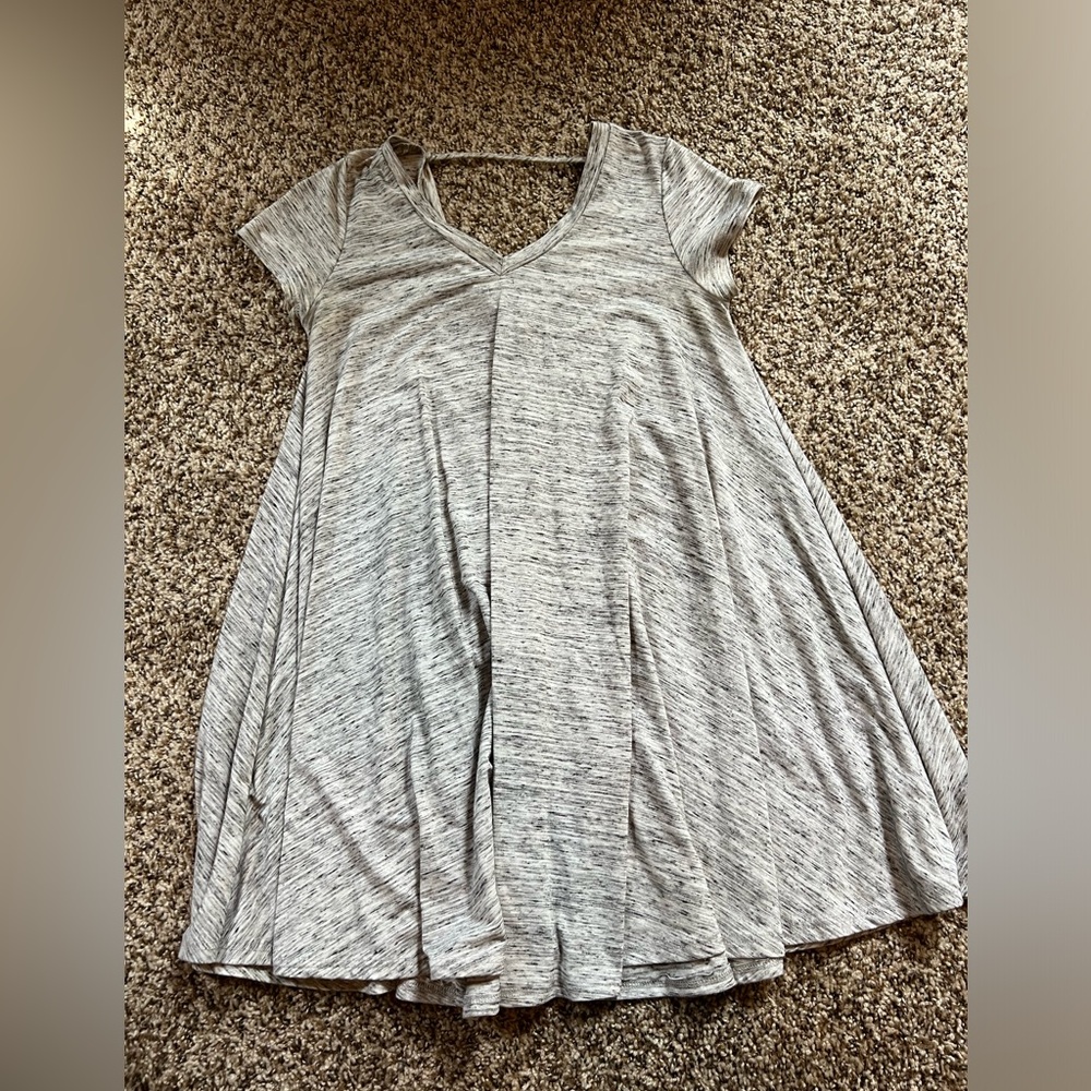 Grey Heathered Dress